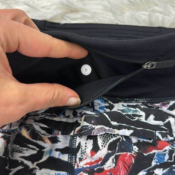 Lululemon Speed Up Short *2.5" Culture Clash Multi Black / Black - Picture 6 of 6